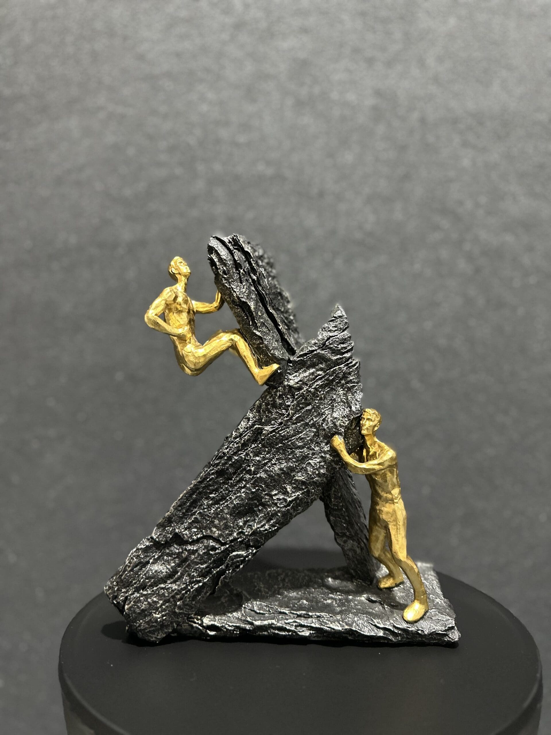 IMG_8876 Teamwork Climber Sculpture - Image 1