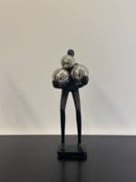 Abstract Figure with Silver Balls - Image 5