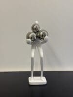 Abstract Figure with Silver Balls - Image 6