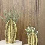 Golden Leaf Vase