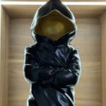 Faceless Hooded Resin Statue