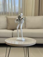Abstract Figure with Silver Balls - Image 3