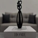 Abstract Embrace Couple Sculpture