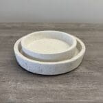 Round stone tray