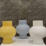 Modern Rounded Glass Vase - Image 4