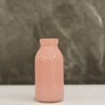 Blush Pink Glass Bottle Vase