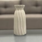 Pleated Ceramic Vase - Image 3