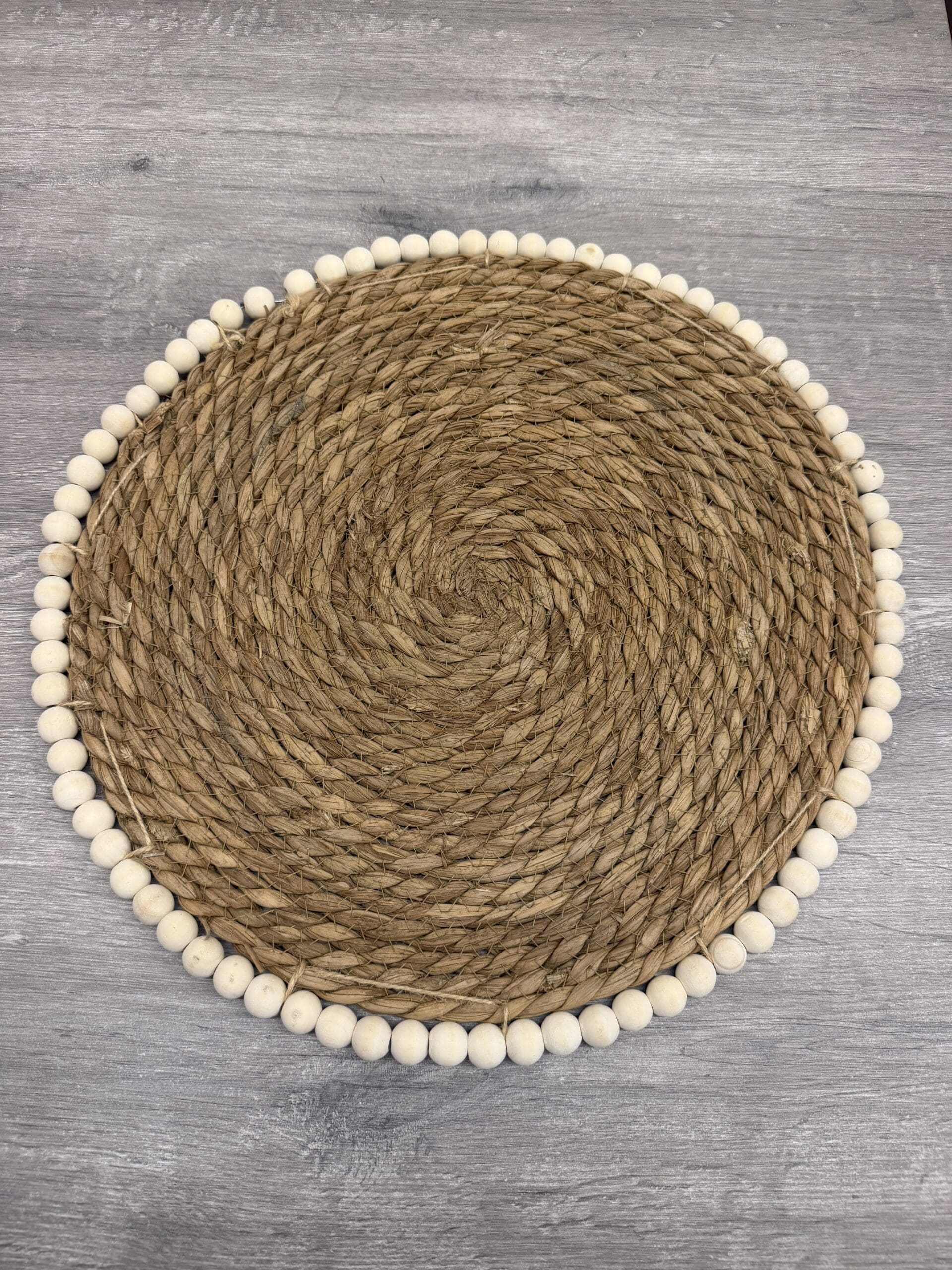 IMG_5688 Beaded Jute Placemat - Image 1