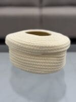 Handwoven Rope Tissue Box - Image 4