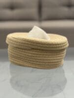 Handwoven Rope Tissue Box - Image 5