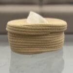 Handwoven Rope Tissue Box