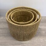 Natural Woven Basket Set