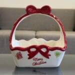 Bow Ceramic Basket