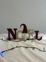 Wooden NOEL