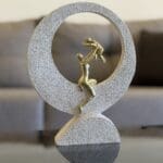 Couple Circle Sculpture