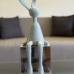 Velvet Sitting Bunny