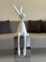 Glossy Sitting Bunny - Image 3