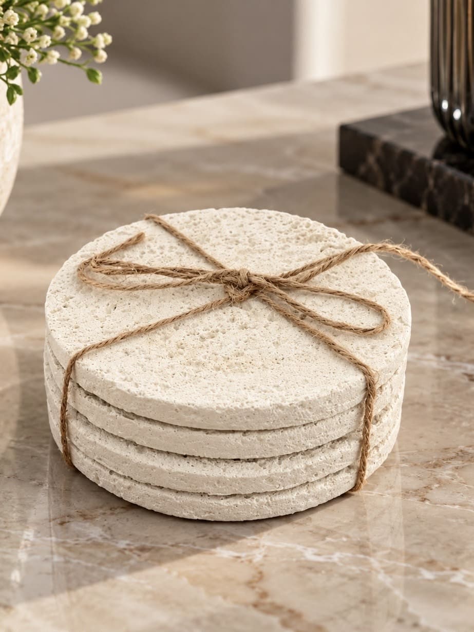 760fb178-64bb-41ba-8fc1-a918f29c2757 Stone Coaster Set - Image 1