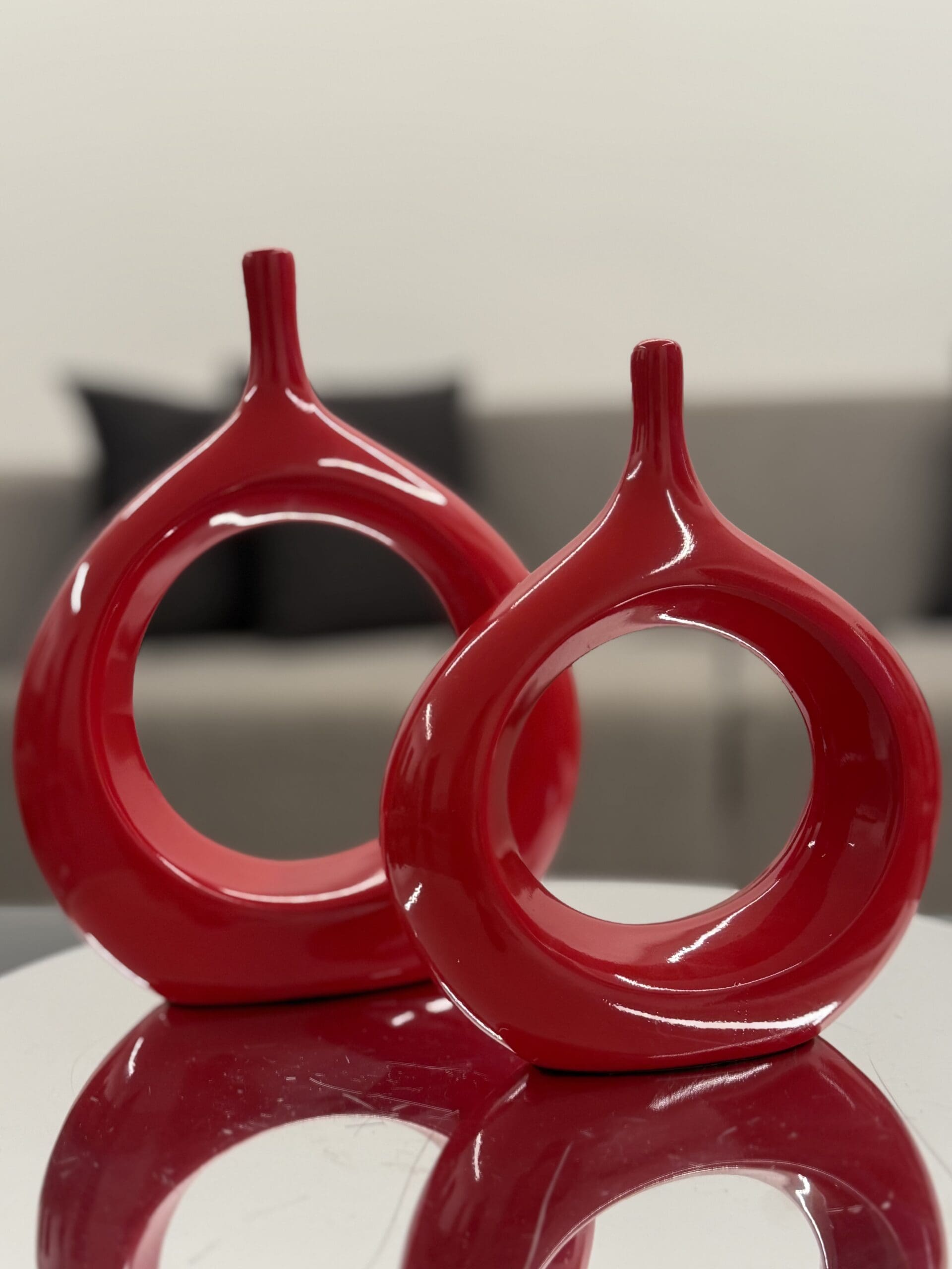 IMG_0040 Modern Loop Ceramic Vase - Image 1