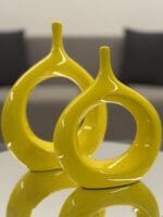 Modern Loop Ceramic Vase - Image 2