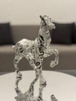 Newspaper Print Horse - Image 4